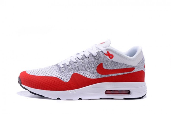 air max 1 ultra flyknit rouge blanc